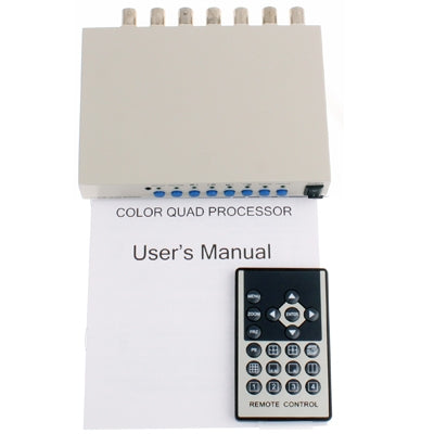 CCTV Color Quad Security Video 4 Channel Processor Divider(White), 4 Channel Processor CCTV Color Quad Security Video 4 Channel Processor Divider(White), 4 Channel Processor